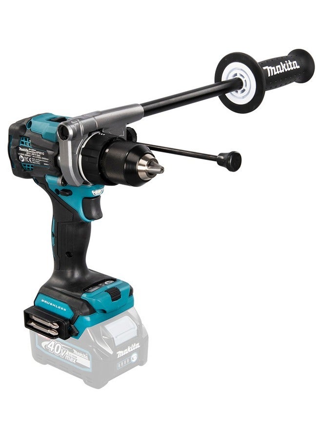 ماكيتا Hp001Gm2 Cordless Percussion Driver Drill 13Mm 40V 2Batteries & Charger Xpt Bl Motor Blue  - Image 4