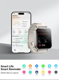 340 mAh JR-FT3 Smart Watch Can Make and Receive Calls 1.96-inch HD Screen Bluetooth Connection Fitness Monitoring 340mAh Unisex Compatible with Apple and Android Metal Silicone Strap silver - pnsku/N70091659V/45/_/1720501441/8d96f8fe-b74c-4bcb-a9d6-623b0f638e76