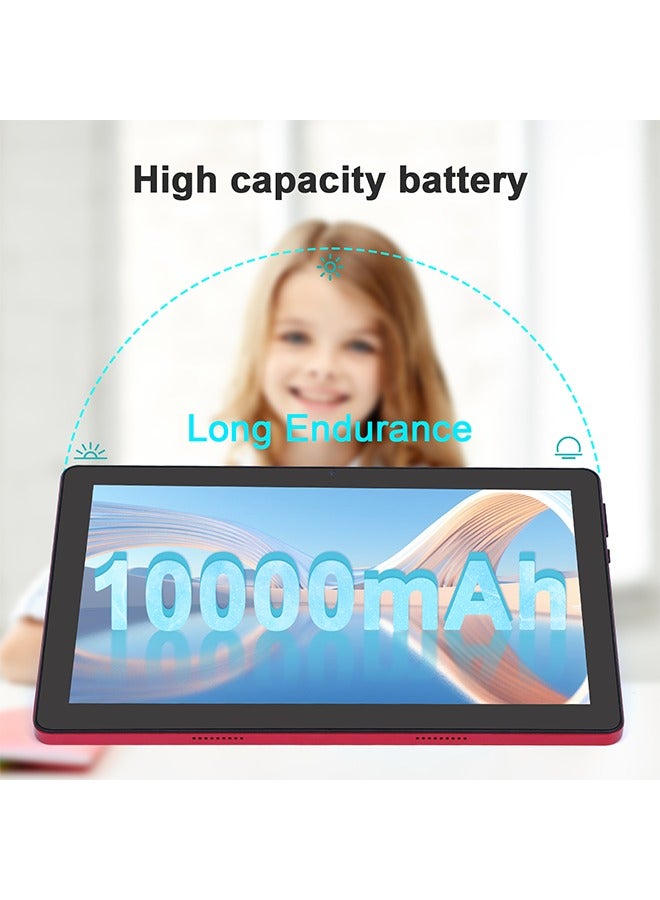 C idea 10.1 Inches Tablet,Android 12 Tab,5G Tablet Dual SIM 8GB Ram 512GB Rom,10000mAh Battery With Bluetooth Keyboard,Mouse And Speaker CM8800plus-Red - Image 3
