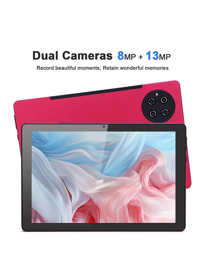 C idea 10.1 Inches Tablet,Android 12 Tab,5G Tablet Dual SIM 8GB Ram 512GB Rom,10000mAh Battery With Bluetooth Keyboard,Mouse And Speaker CM8800plus-Red - Image 4