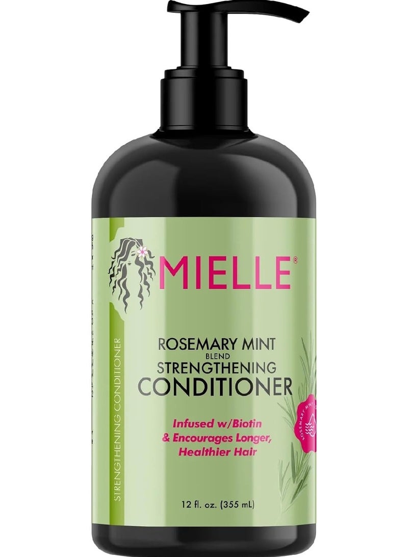 MIELLE Rosemary Mint - Biotin Infused - Encourages Growth Hair Products for Stronger and Healthier Hair - Scalp & Hair Oil - Shampoo & New Conditioner Styling Bundle Set 3 PCS L*W*H= 15*6*16cm  - Image 5