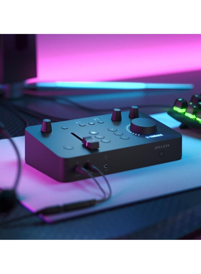 YAMAHA ZG01 Game Streaming Audio Mixer ZG01 Black - Image 4