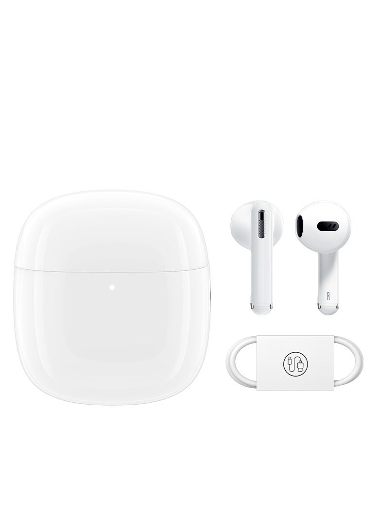 Baseus - Wireless Earbuds, 30H Playback Bluetooth V5.3 TWS Earbuds With 4 ENC Mics, Call Noise Reduction Headset Pro Low Latency Earbuds 30H Playtime Fast Charge Ear Buds Compatible for Android And iOS White - Image 1