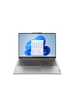 Lenovo Yoga 7i 2-in-1 Laptop with 14-Inch  WUXGA Touch Display, AMD Ryzen 5-8640HS Processor/8GB RAM/512GB SSD/AMD Radeon Graphics/Windows 11 Home English GREY  - Image 1