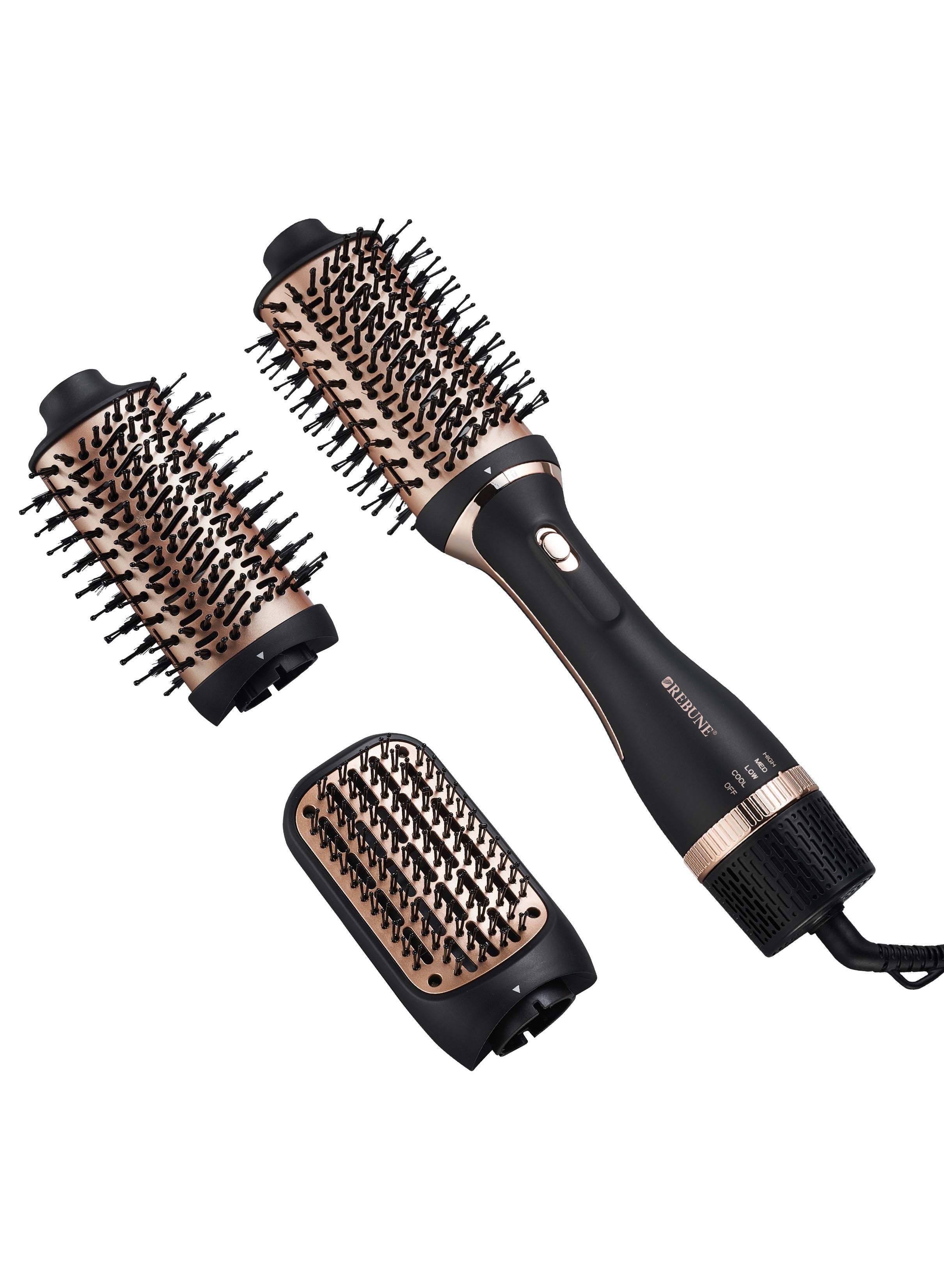 Hair Styler - 1200 W -2 pcs Black 