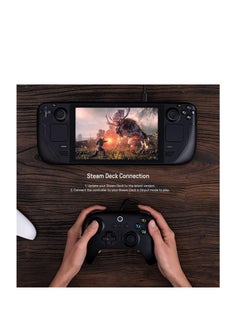 8Bitdo Ultimate Wired Controller, USB Wired Controller for PC Windows 10, Android, Steam Deck, Raspberry Pi and Switch (Black)  - Image 4