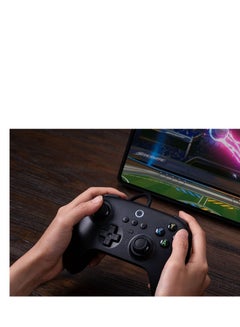 8Bitdo Ultimate Wired Controller, USB Wired Controller for PC Windows 10, Android, Steam Deck, Raspberry Pi and Switch (Black)  - Image 2