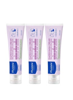 Mustela Baby Diaper Rash Cream 123 - Skin Protectant with Zinc Oxide - Fragrance Free & Paraben Free - with 98% Natural Ingredients - Various Packaging