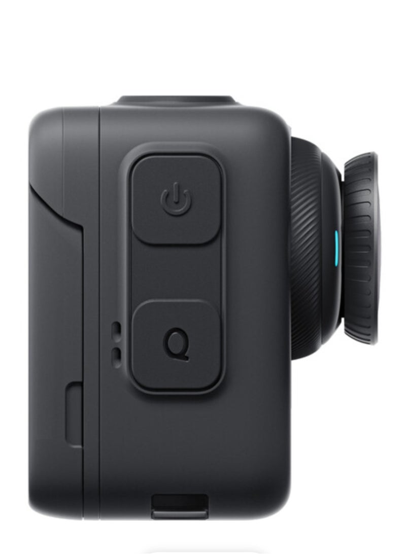 Insta360 - GO 3S Midnight Black (128GB) | 10m Waterproof Tiny Action Camera, 4K Wide-Angle Video, 2.2" Flip TouchScreen w/ Action Pod, Auto Stabilization, with Apple FindMy, Magnet Pendant, Clip - Black - Image 1