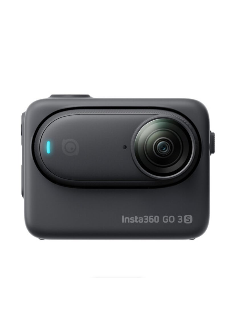 Insta360 - GO 3S Midnight Black (128GB) | 10m Waterproof Tiny Action Camera, 4K Wide-Angle Video, 2.2" Flip TouchScreen w/ Action Pod, Auto Stabilization, with Apple FindMy, Magnet Pendant, Clip - Black - Image 1