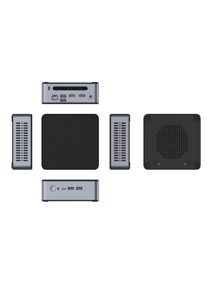 InnJoo - Mini PC With Core i3-5005U Processor/8GB RAM/256GB SSD/Intel HD Graphics 5500/Windows 11 Home Black - Image 1