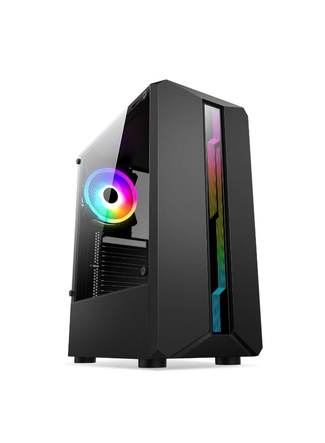 InnJoo - Gaming PC GD01 With Core i5-11400F Processor/16GB RAM/1TB SSD/NVIDIA GeForce GTX 1650 4GB Graphics/Windows 11 Pro Black - Image 1
