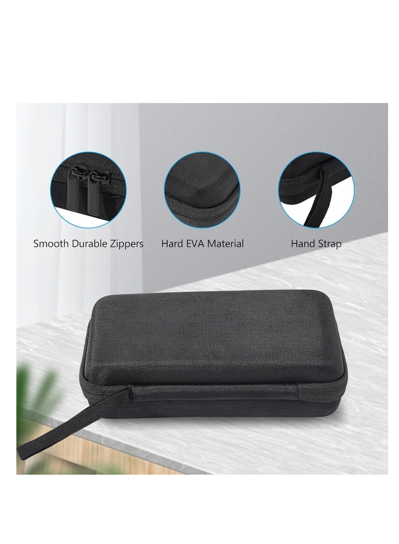 Procase Hard Travel Electronic Organizer Case For MacBook Power Adapter Chargers Cables Power Bank Apple Magic Mouse Hard Drive USB Flash Disk SD Card Small Portable Accessories Bag -M, Black Black  - Image 5