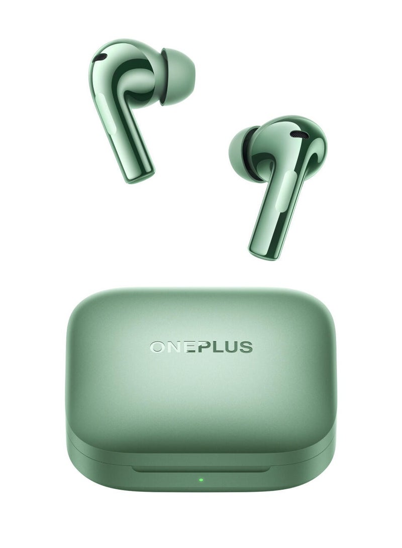 OnePlus - Buds 3 Earphone TWS Wireless Bluetooth Noise Cancellation Sport Headsets CN Version Khaki Green - Image 1