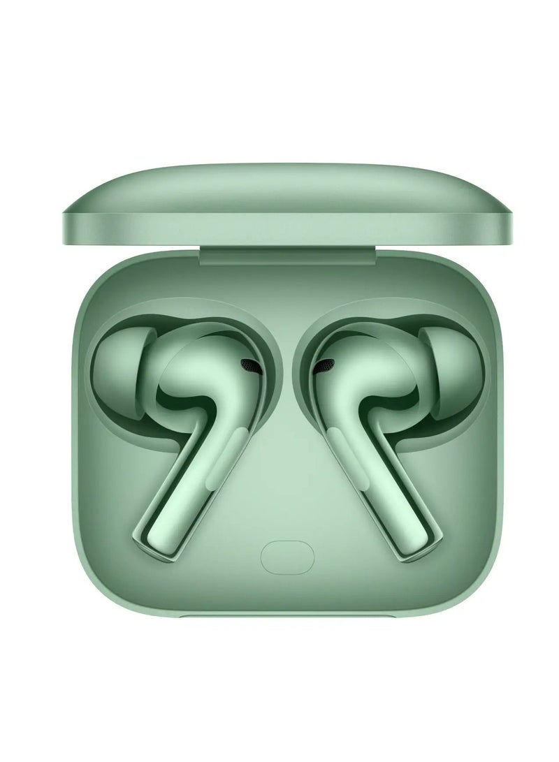 OnePlus - Buds 3 Earphone TWS Wireless Bluetooth Noise Cancellation Sport Headsets CN Version Khaki Green - Image 1