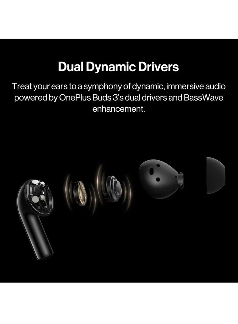 OnePlus - Buds 3 Earphone TWS Wireless Bluetooth Noise Cancellation Sport Headsets CN Version Khaki Green - Image 1