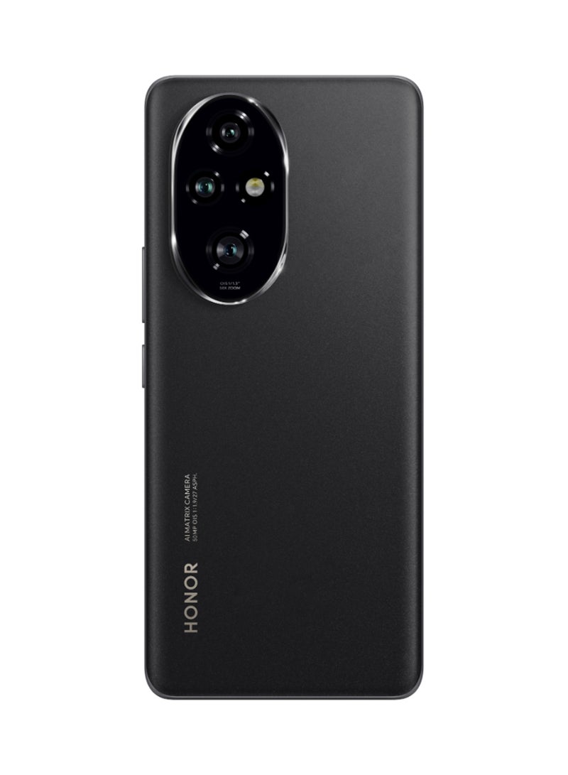 Honor - 200 Pro 5G Dual SIM Black 12GB RAM + 512GB With Free Choice Watch - Middle East Version - Image 1