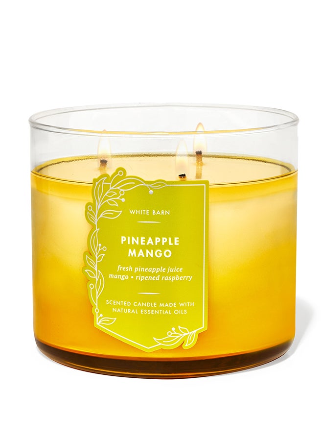 Bath & Body Works Pineapple Mango 3-Wick Candle  - Image 1