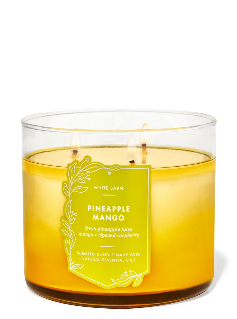Bath & Body Works Pineapple Mango 3-Wick Candle  - Image 2