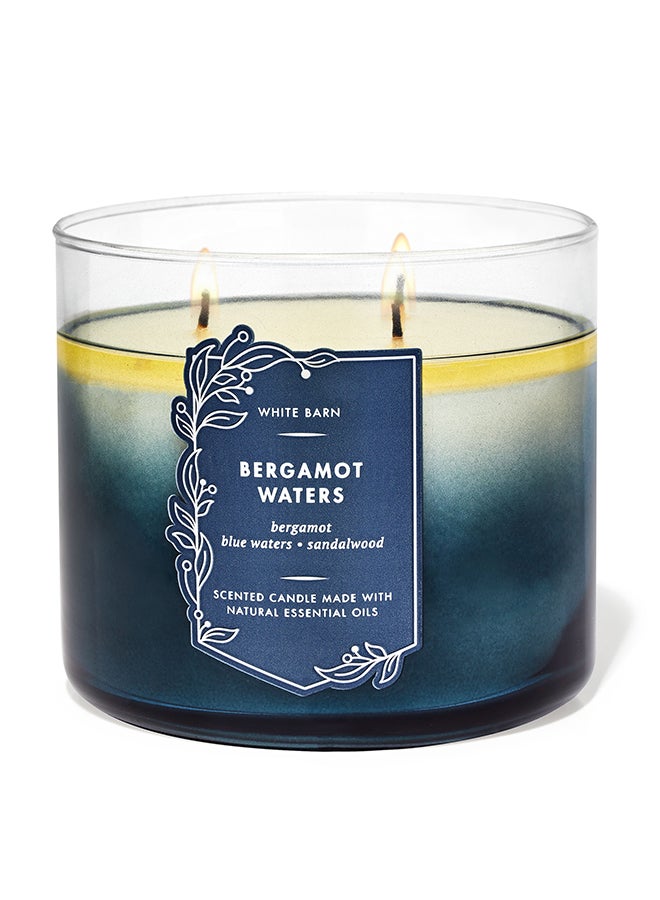 Bath & Body Works Bergamot Waters 3-Wick Candle  - Image 1