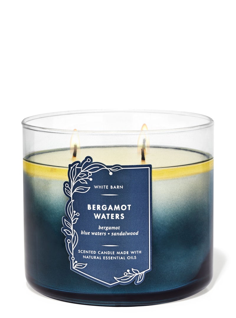 Bath & Body Works Bergamot Waters 3-Wick Candle  - Image 2