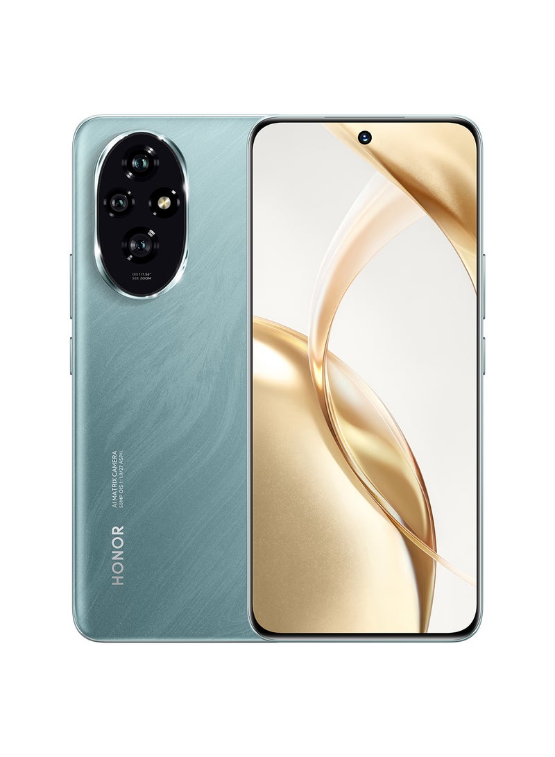 هونور هاتف 200 5G، ثنائي الشريحة، أخضر زمردي، 12 جيجابايت رام + 256 جيجابايت - إصدار الشرق الأوسط - Image 1