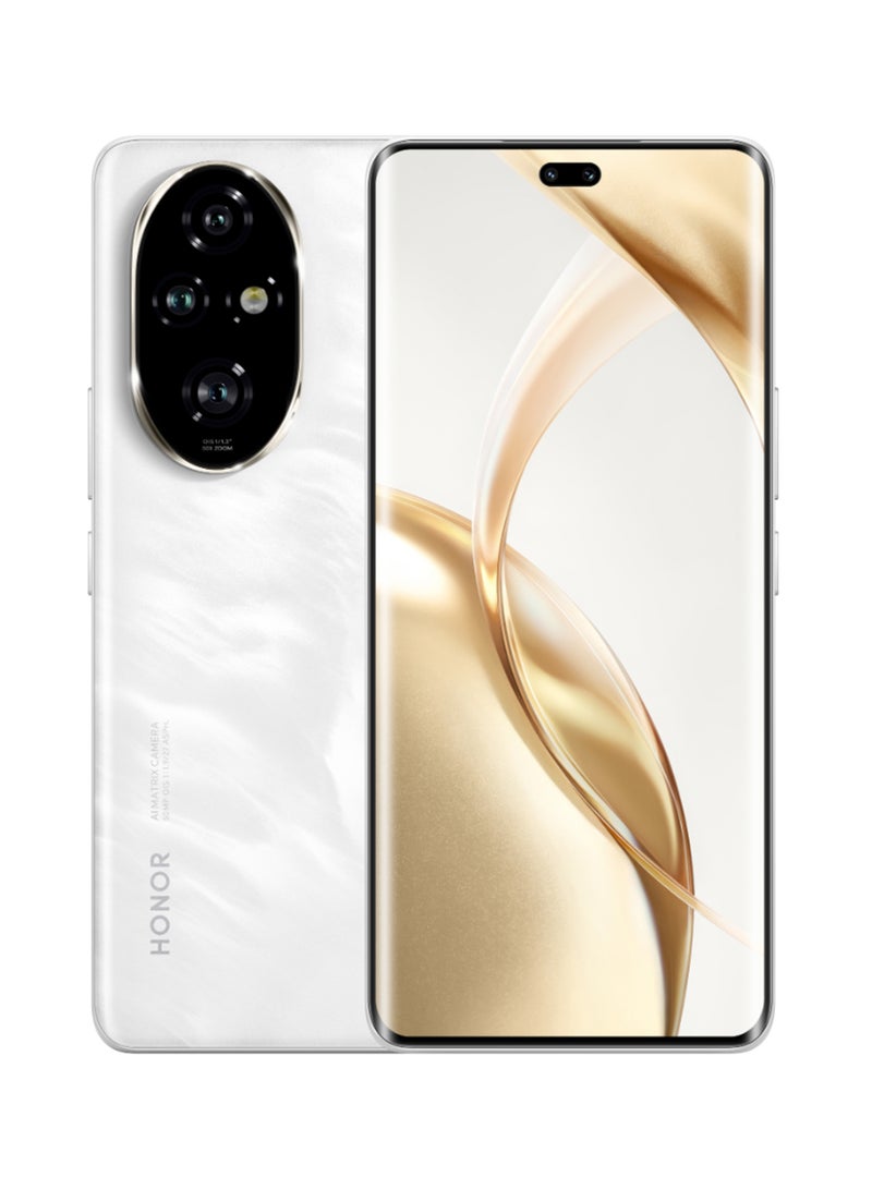 Honor 200 Pro 5G Dual SIM Moon Light White 12GB RAM + 512GB - Middle East Version - Image 1