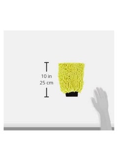 ترتل واكس 2 In 1 Shaggy Microfiber Mitt, Green  - Image 5