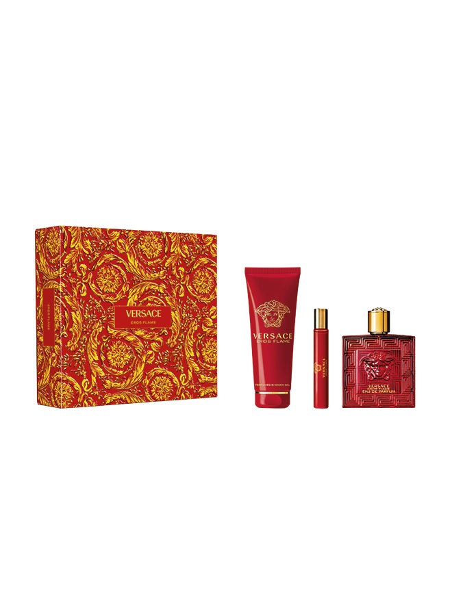 VERSACE Eros Flame Edp Natural Spray Gift Set 100ml 
