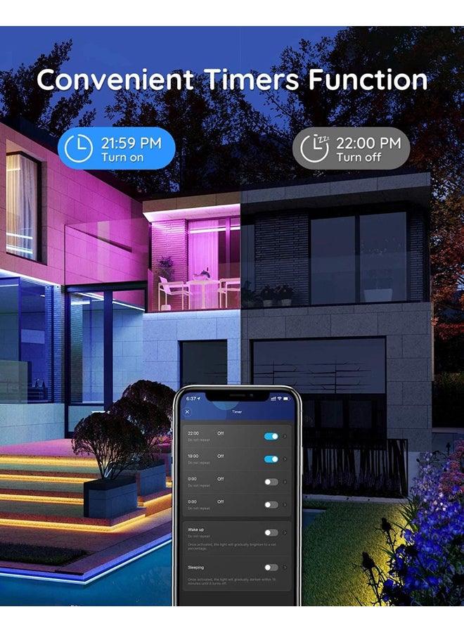 Govee Govee Phantasy Outdoor LED RGBIC Strip Lights 10m with WiFi  - Image 4