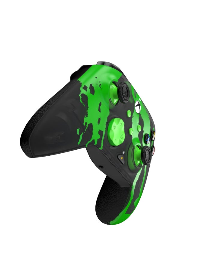 pdp - Xbox Series X|S & PC Jolt Green Rematch Glow Advanced Wired Controller - Image 1
