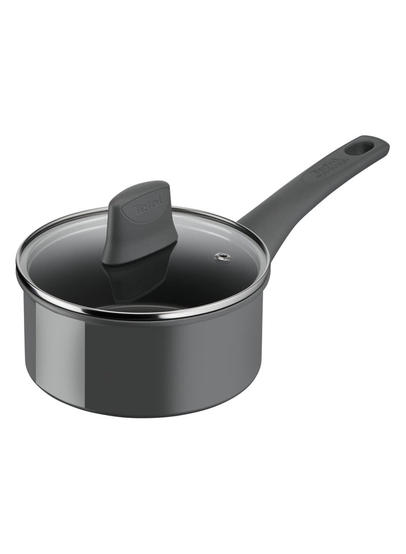 Tefal Renewal Non Stick Ceramic Coating Saucepan Black 1.4Liters - Image 1