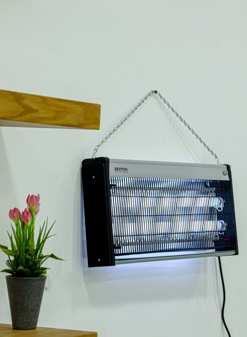KRYPTON Insect Killer With No Toxic Fumes Pollution Free Automatic Pest And Fly Killing Machine Natural And Chemical Free 35 W KNBK6583 White/Black  - Image 3