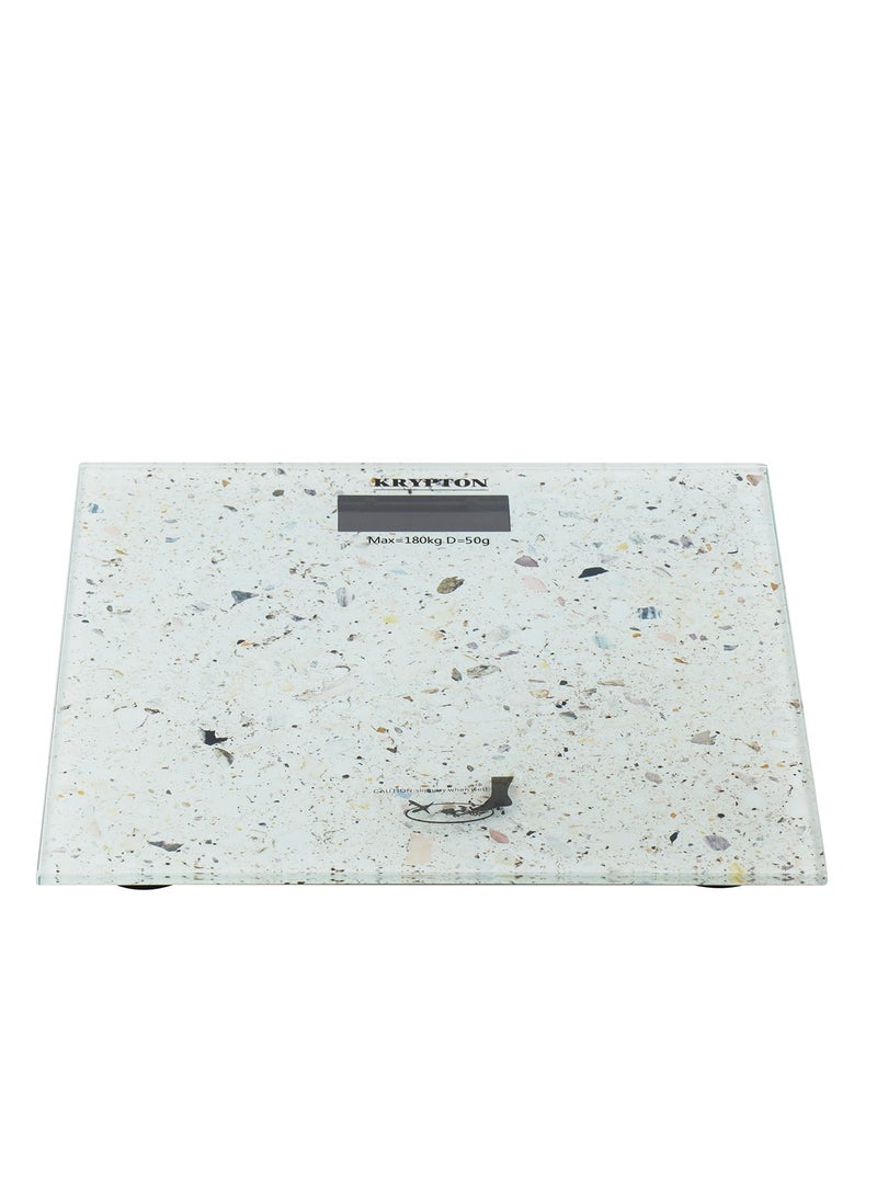 KRYPTON Digital Body Scale With 180 Kg Capacity Low Battery/Overload Indication Tempered Glass Platform KNBS5042 Multi Color  - Image 3