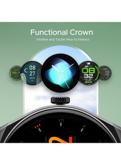 boAt boAt Lunar Seek with 1.39" HD Display, Advanced Bluetooth Calling, Functional Crown, Multiple Sports Mode,100 Watch Faces, IP67 Dust, Sweat & Splash Resistance, HR & SpO2 Monitoring Active Black  - Image 3