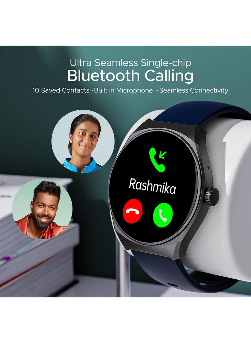boAt - boAt Lunar Seek with 1.39" HD Display, Advanced Bluetooth Calling, Functional Crown, Multiple Sports Mode,100 Watch Faces, IP67 Dust, Sweat & Splash Resistance, HR & SpO2 Monitoring Cool Blue - Image 1