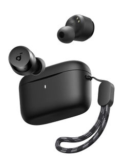 A20i True Wireless Earbuds, Bluetooth 5.3, App, Customized Sound, 28H Long Playtime, Water-Resistant, 2 Mics for AI Clear Calls, Single Earbud Black
