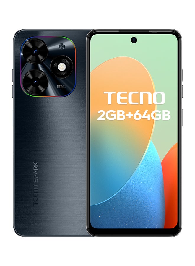TECNO - Spark Go 2024 Dual Sim Gravity Black 2GB RAM 64GB - Middle East Version - Image 1