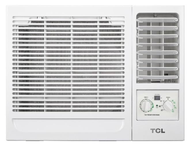تي سي إل مكيف نافذة – 18,000 وحدة حرارية BTU – 1.5 طن – تبريد فقط – مروحة 3 سرعات – مكثفات ذهبية – ضوضاء منخفضة – CW-TW18CW1S – أبيض CW-TW18CW1S ابيض - Image 1