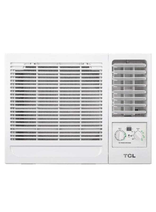 TCL Window Air Conditioner, 18,000 BTU, 1.5 Ton Cooling Only, 3-Speed ​​Fan, Gold Capacitors, Low Noise CW-TW18CW1S White - Image 1