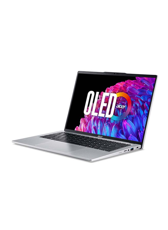 Acer - Swift Go SFG14 Ultra-Thin Laptop 14-Inch OLED SlimBezel Display, Core Ultra 7-155H 16 Cores Upto 4.8GHz/32GB LPDDR5X RAM/1TGB SSD Storage/Intel Arc Graphics/Windows 11 Home/ English/Arabic Silver - Image 1