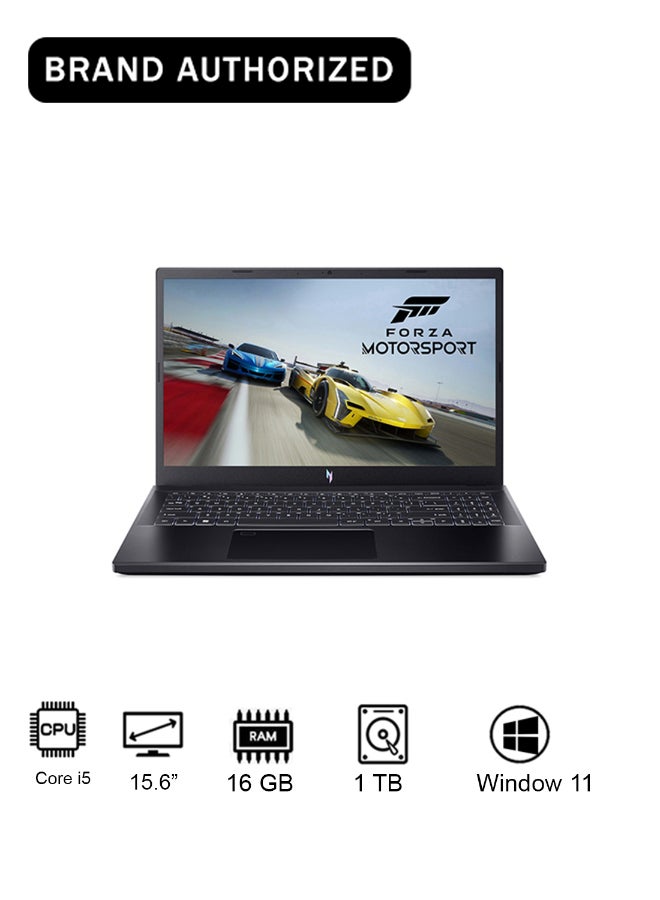 Acer Nitro V ANV15 Gaming Laptop 13th Gen Intel Core i7-13620H 10 Cores Upto 4.9GHz/16GB DDR5 RAM/1TB SSD Storage/6GB NVIDIA®GeForce®RTX 4050 Graphics/15.6" FHD IPS 165Hz Display/W11/WiFi-6/FingerPrint/Backlit KB/ English Black - Image 1