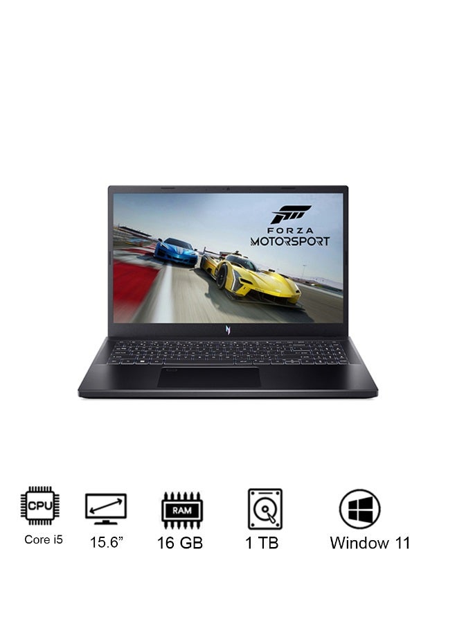 Acer Nitro V ANV15 Gaming Laptop 13th Gen Intel Core i7-13620H 10 Cores Upto 4.9GHz/16GB DDR5 RAM/1TB SSD Storage/6GB NVIDIA®GeForce®RTX 4050 Graphics/15.6" FHD IPS 165Hz Display/W11/WiFi-6/FingerPrint/Backlit KB/ English Black - Image 1