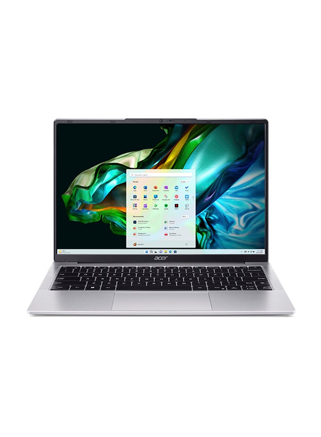 Aspire Lite AL14 Laptop 14-Inch WUXGA IPS Display, Intel Core i3-N300 Octa Core Upto 3.80GHz/8GB DDR5/512GB SSD/Intel UHD Graphics/Windows 11 Home/ English/Arabic Silver - pnsku/N70092254V/45/_/1721649613/2c6e8de6-30e5-4886-90a6-8cbd561c222e