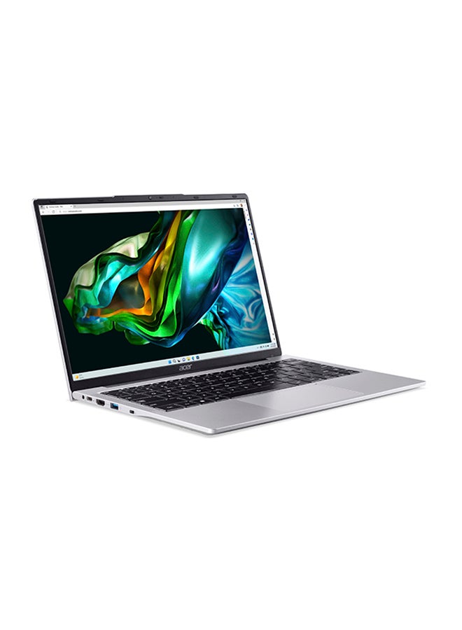 Aspire Lite AL14 Laptop 14-Inch WUXGA IPS Display, Intel Core i3-N300 Octa Core Upto 3.80GHz/8GB DDR5/512GB SSD/Intel UHD Graphics/Windows 11 Home/ English/Arabic Silver - pnsku/N70092254V/45/_/1721649616/761a5e70-4c06-4944-ae03-1390716f9435