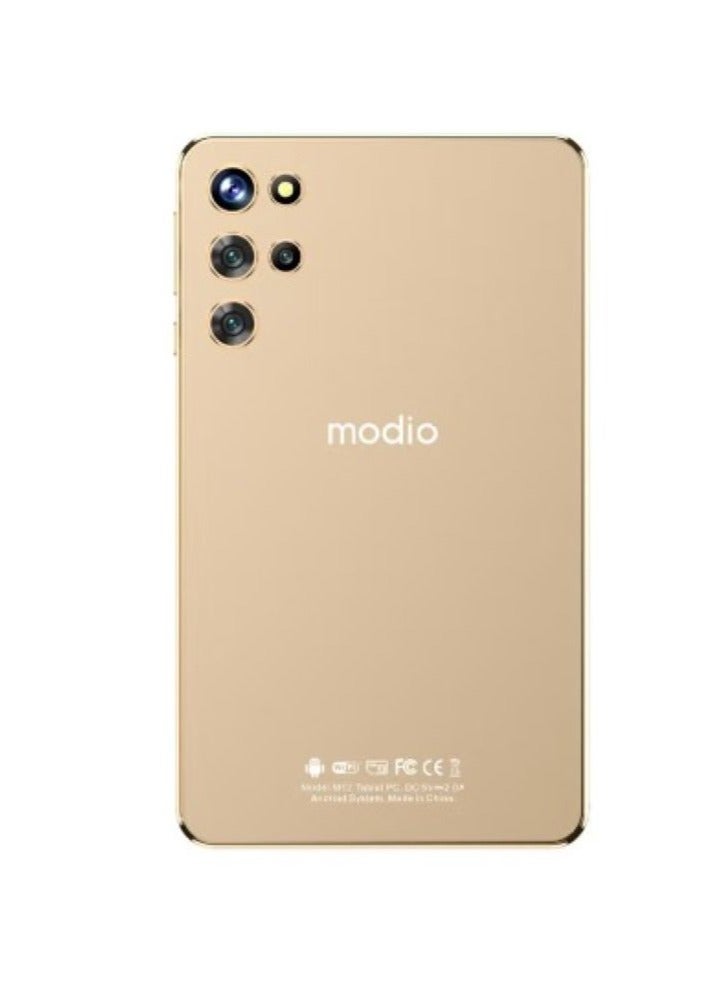 modio - M12 7 Inch HD IPS Display Dual SIM Support 6GB RAM 256GB 5G 2.0MP Front And 5.0MP Rear Cameras 4000mAH Battery Android Tablet - International Version(Gold) - Image 1