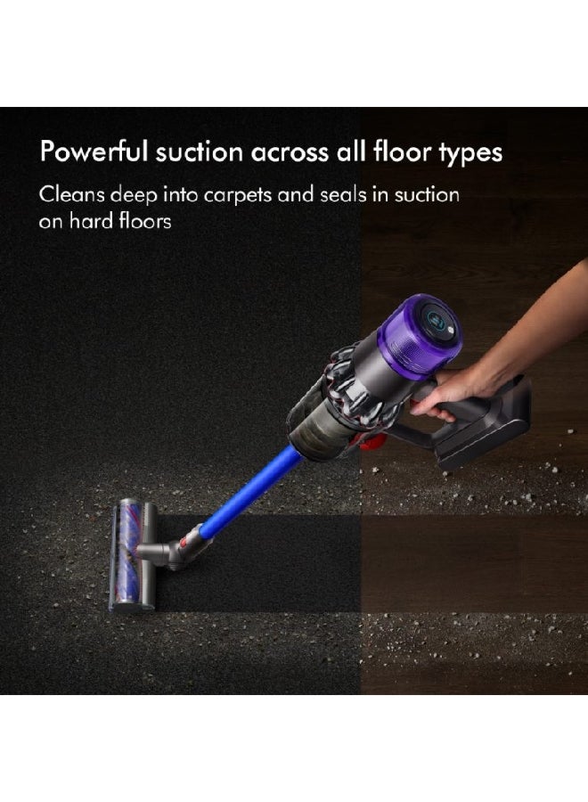 dyson - 660W V11 Battery Powered Cordless Vacuum Cleaner Blue and Nickel 0.76 L 447029-01 660 W 447029-01 Blue and Nickel - Image 1