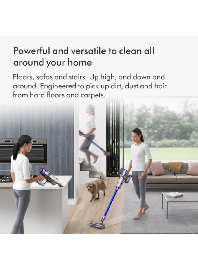 dyson - 660W V11 Battery Powered Cordless Vacuum Cleaner Blue and Nickel 0.76 L 447029-01 660 W 447029-01 Blue and Nickel - Image 1