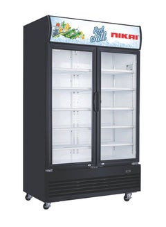 1200L Double Door Chiller Fridge Commercial | No Frost Chiller | Tropical Compressor | Digital Display Auto Defrost LED Light Adjustable Shelves Castor Wheels Tempered Glass 1200 L 500 W NSF1200FFH Black - pnsku/N70092272V/45/_/1720705638/602ef44c-dd6f-4983-8189-6301dc441f7f