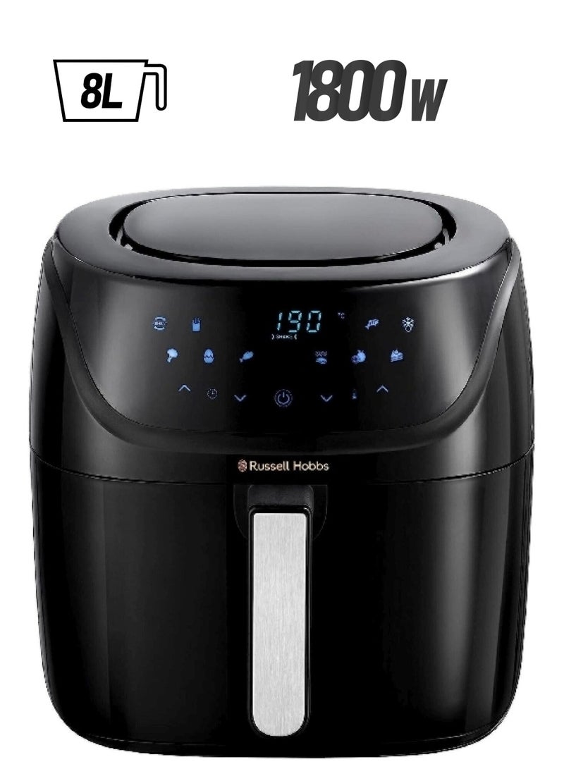Russell Hobbs Satisfry Extra Large Digital Air Fryer 8 L 1800 W 27170GCC Black  - Image 1